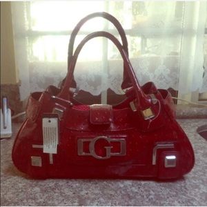 Guess Red Handbag (Red Tampa Shine)